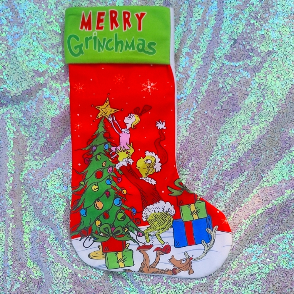 Merry Grinchmas Christmas Stocking